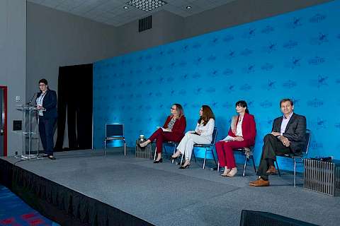 Ulrike and Isabel on the CEO panel on the UN SDGs and the role of the oil and gas sector